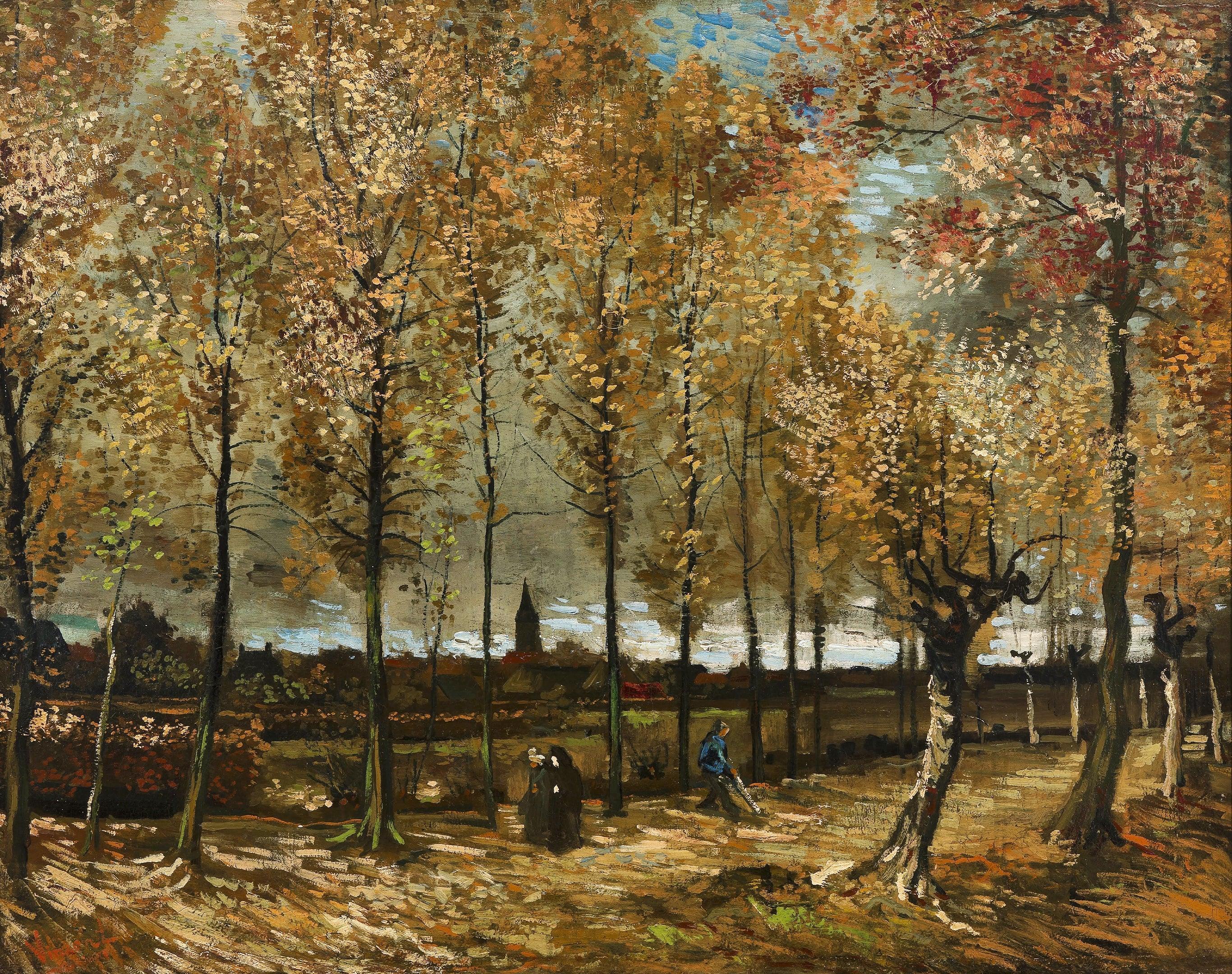 Poplars near Nuenen, Van Gogh