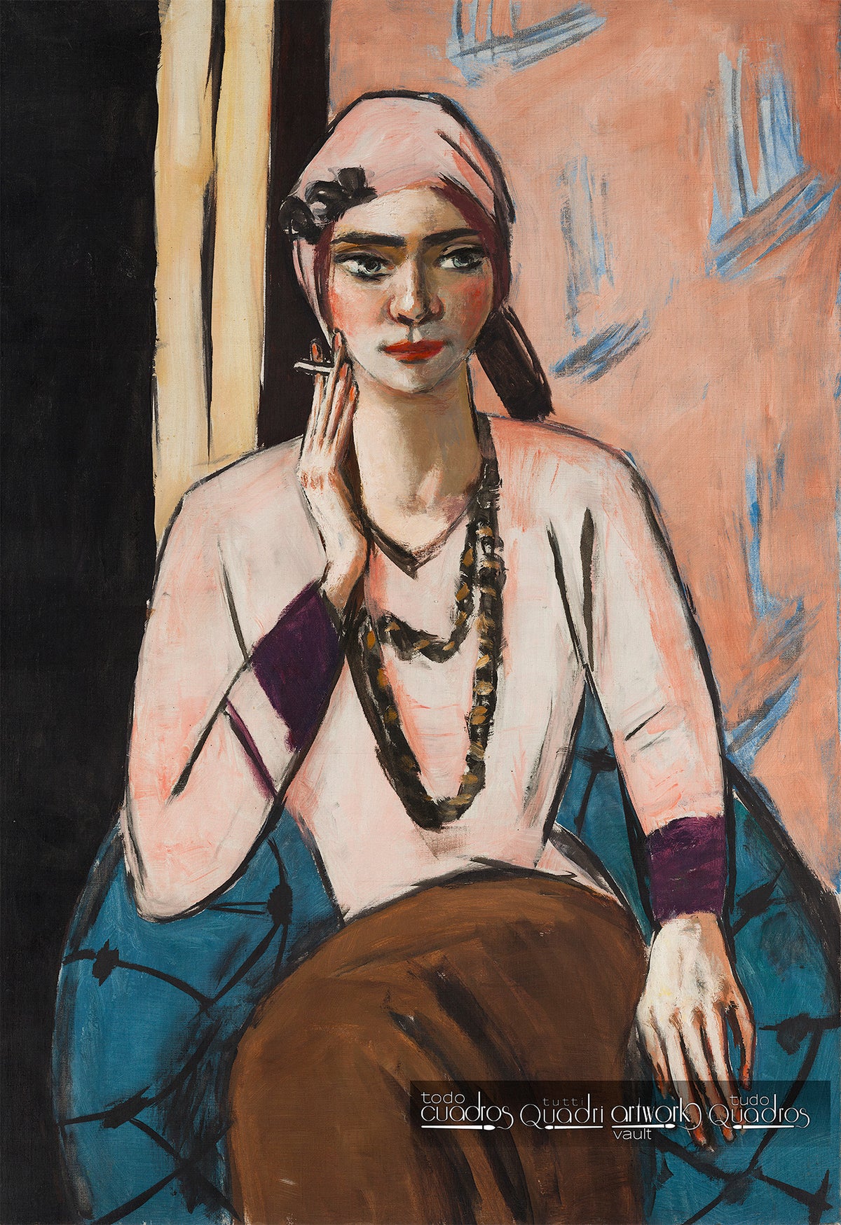 Quappi in Pink Jumper, Max Beckmann
