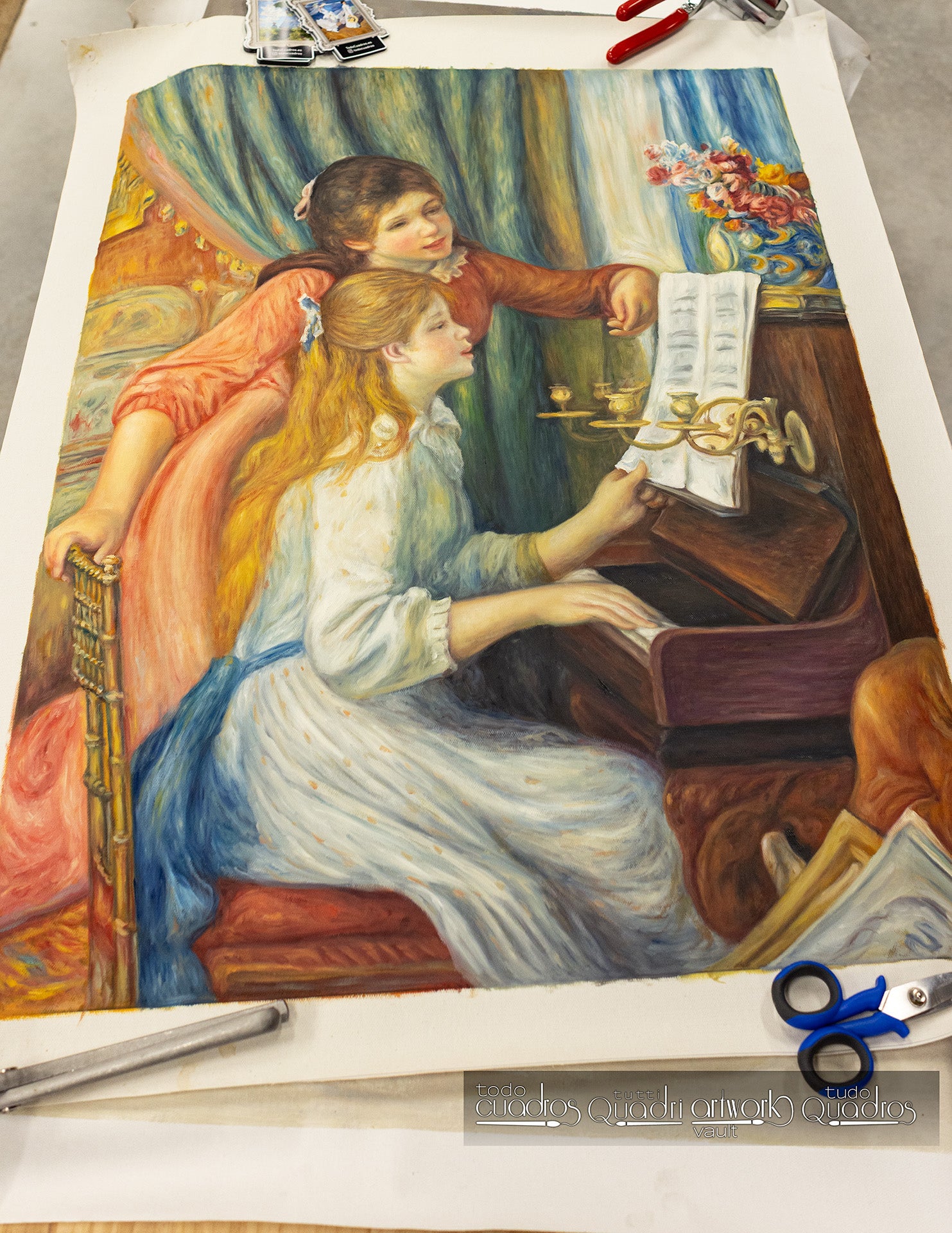 Two Young Girls at the Piano, Renoir