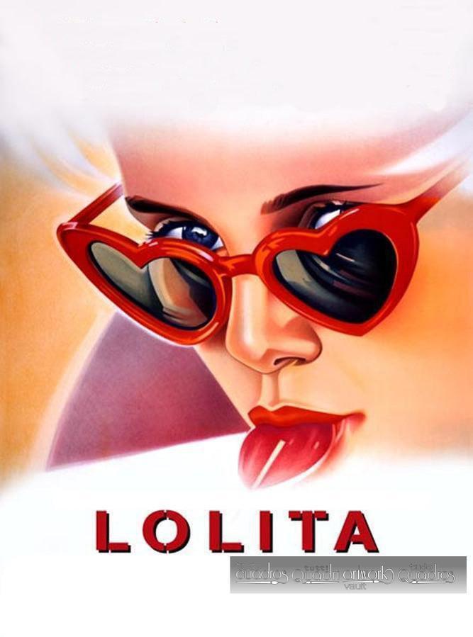 Painting of Lolita, oil of the Stanley Kubrick