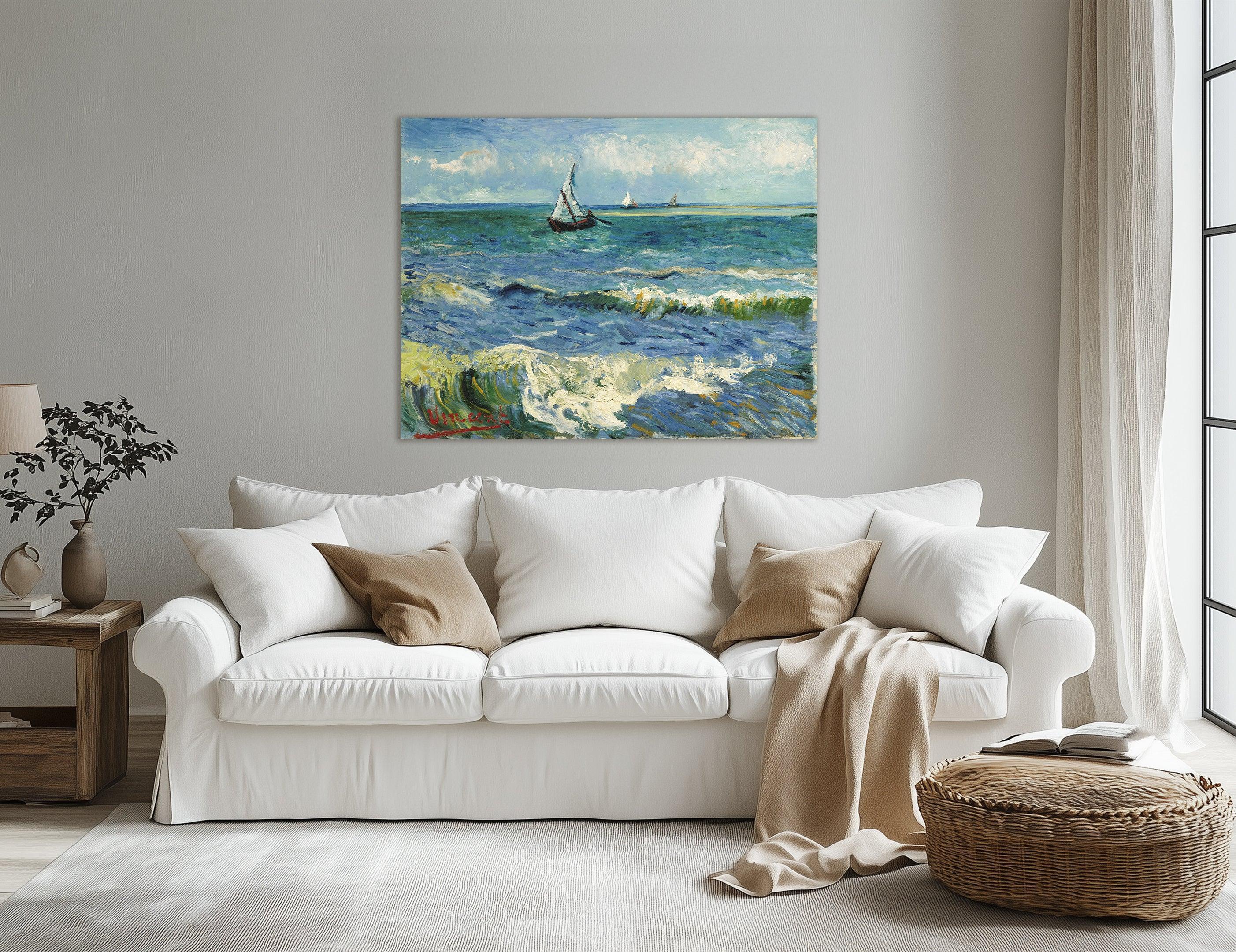 Seascape at Les Saintes-Maries-de-la-Mer, Van Gogh