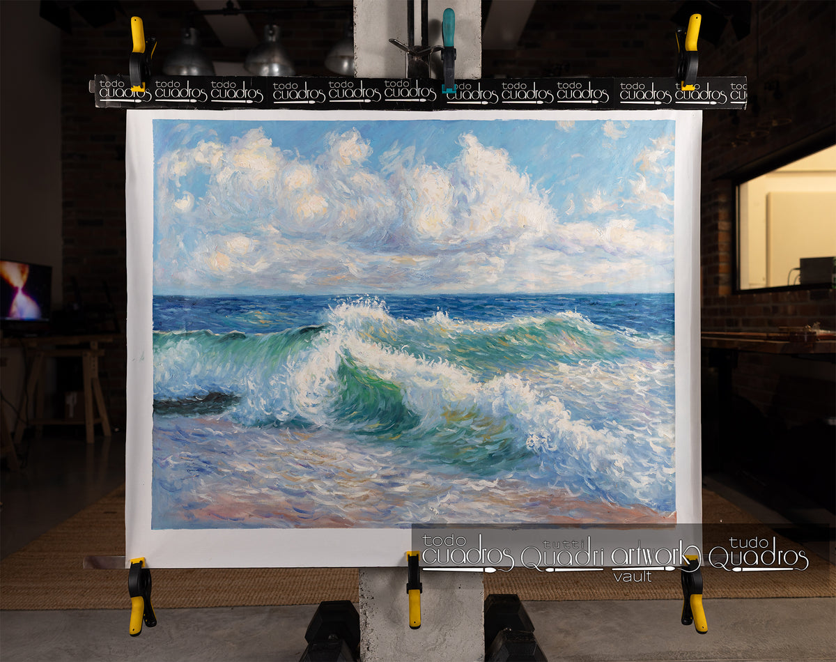The Dance of the Waves, Monet style