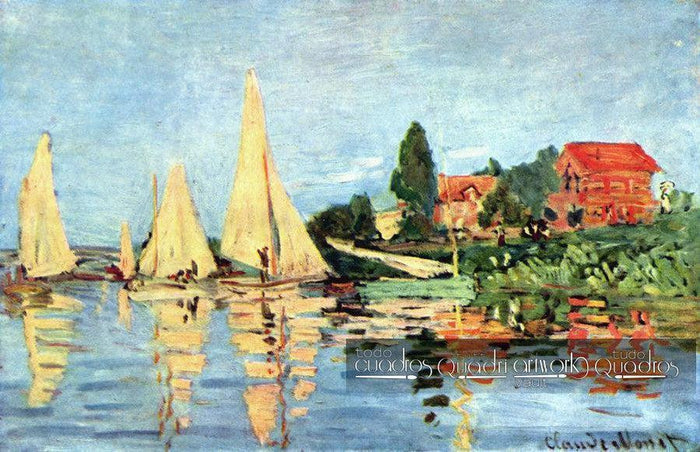 Regattas at Argenteuil, Monet