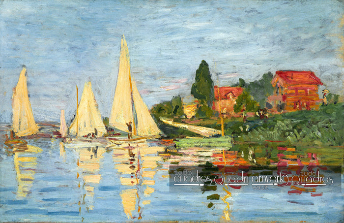 Regattas at Argenteuil, Monet