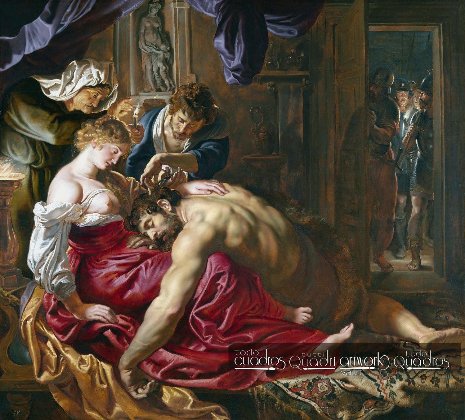 Samson and Delilah, Rubens