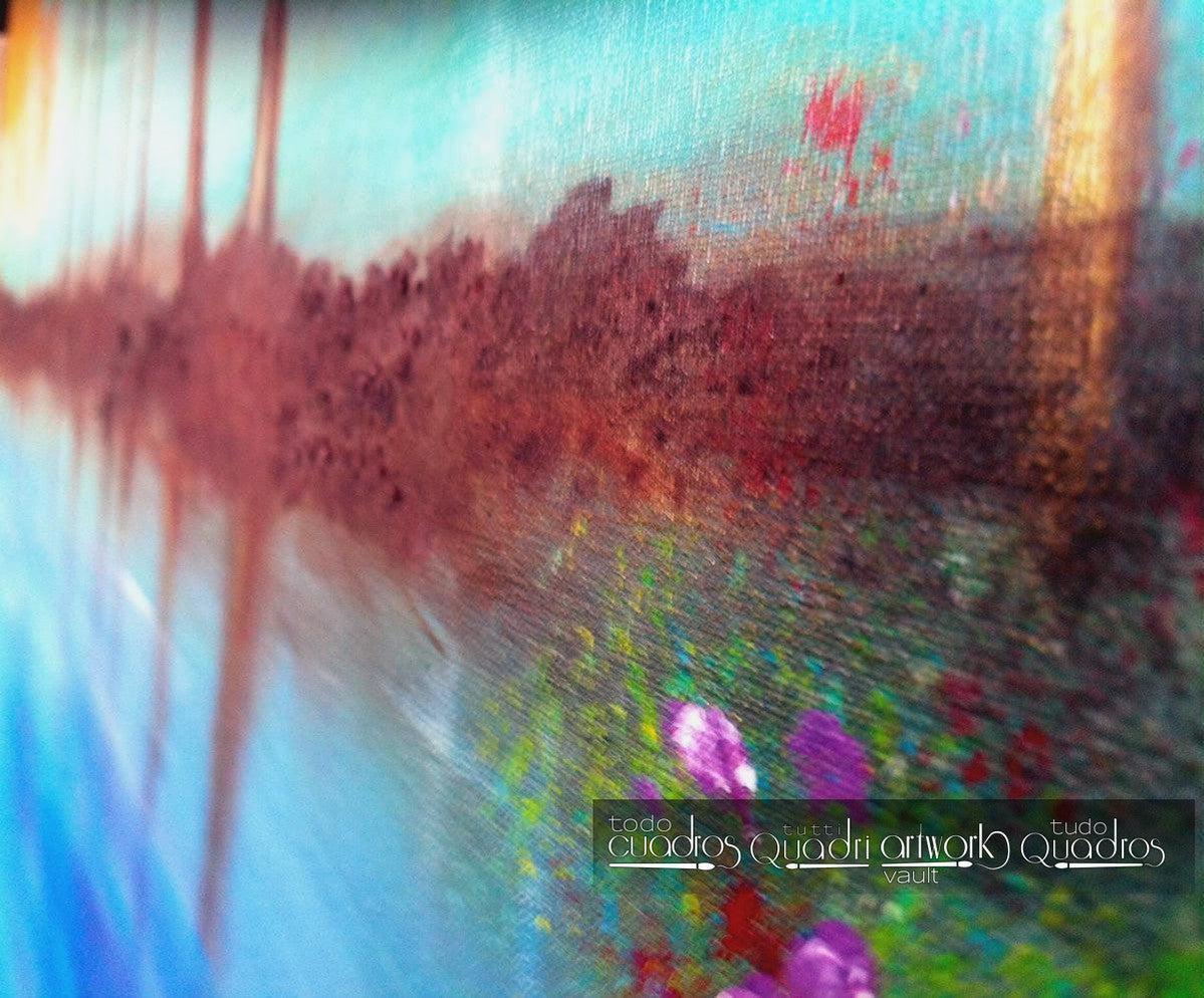 Painting "The Blue Lake" <br /> A. Croxatto