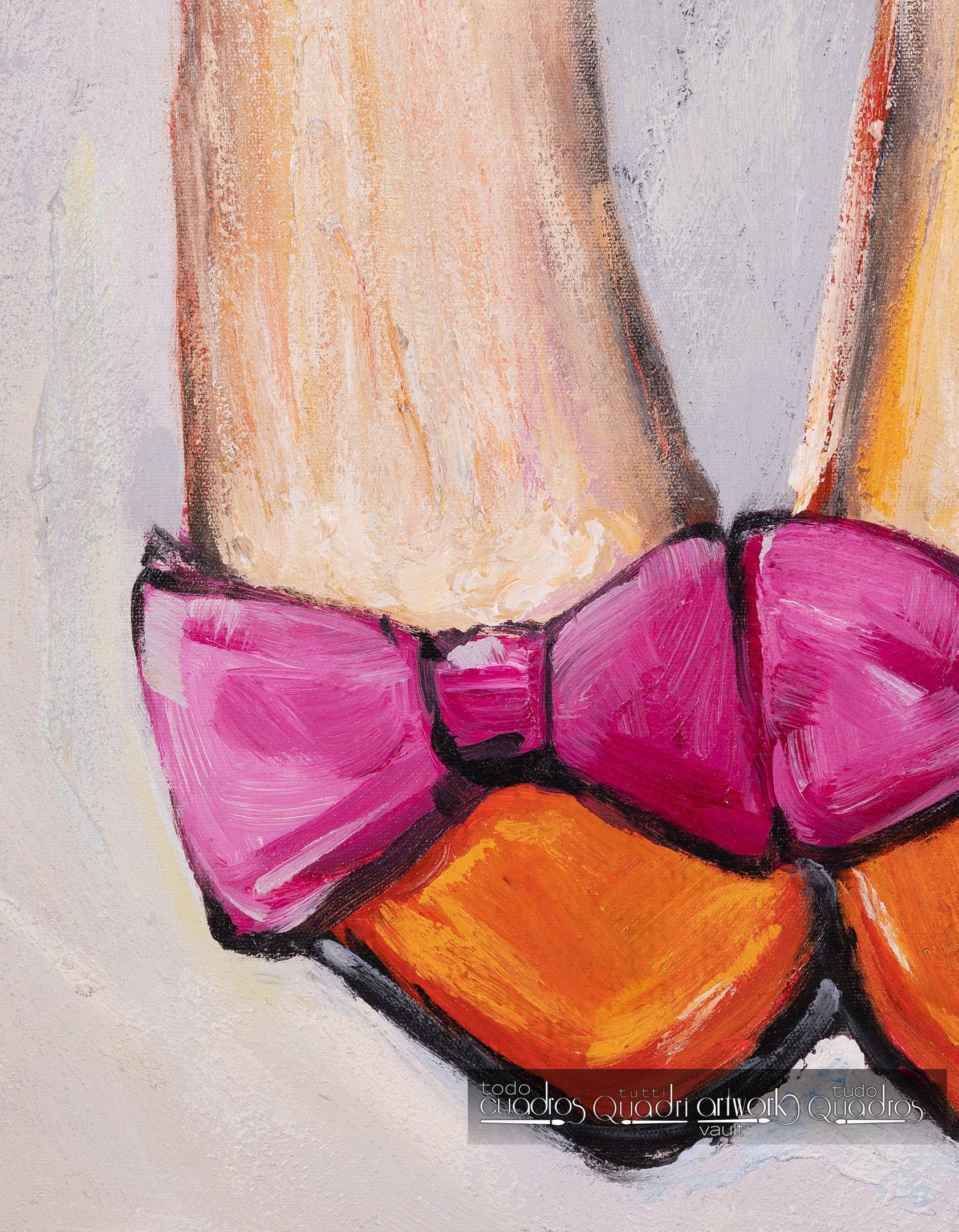 Chic little shoes, oil