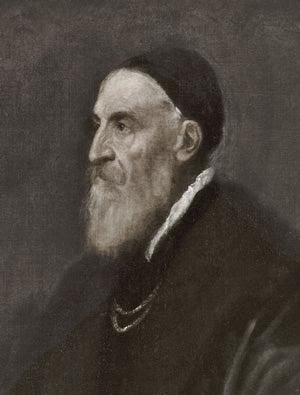 Self-portrait of Titian Vecellio.