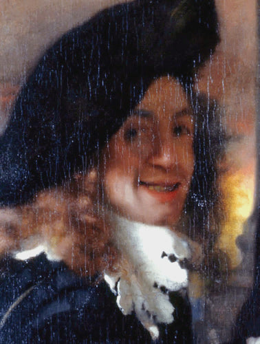 Engraved portrait of Vermeer