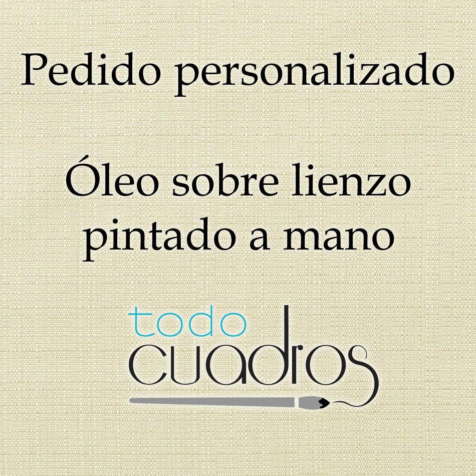 1 x cuadro al óleo 54.6 x 91.4 cm. Pedido personalizado para Marco Colodro