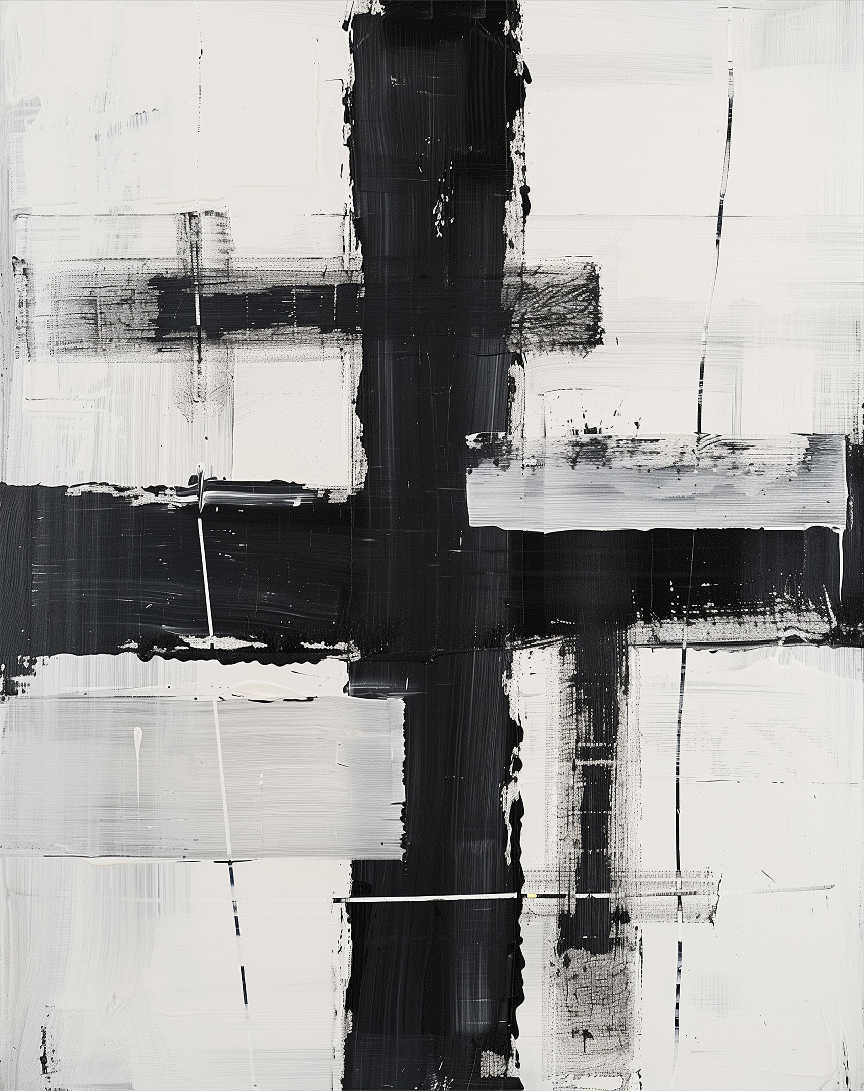 Intersection in Black and White