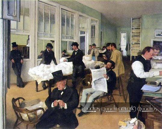 A Cotton Office in New Orleans, Degas