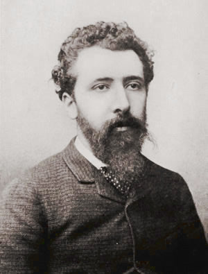 Photo of G. P. Seurat, taken in 1888.