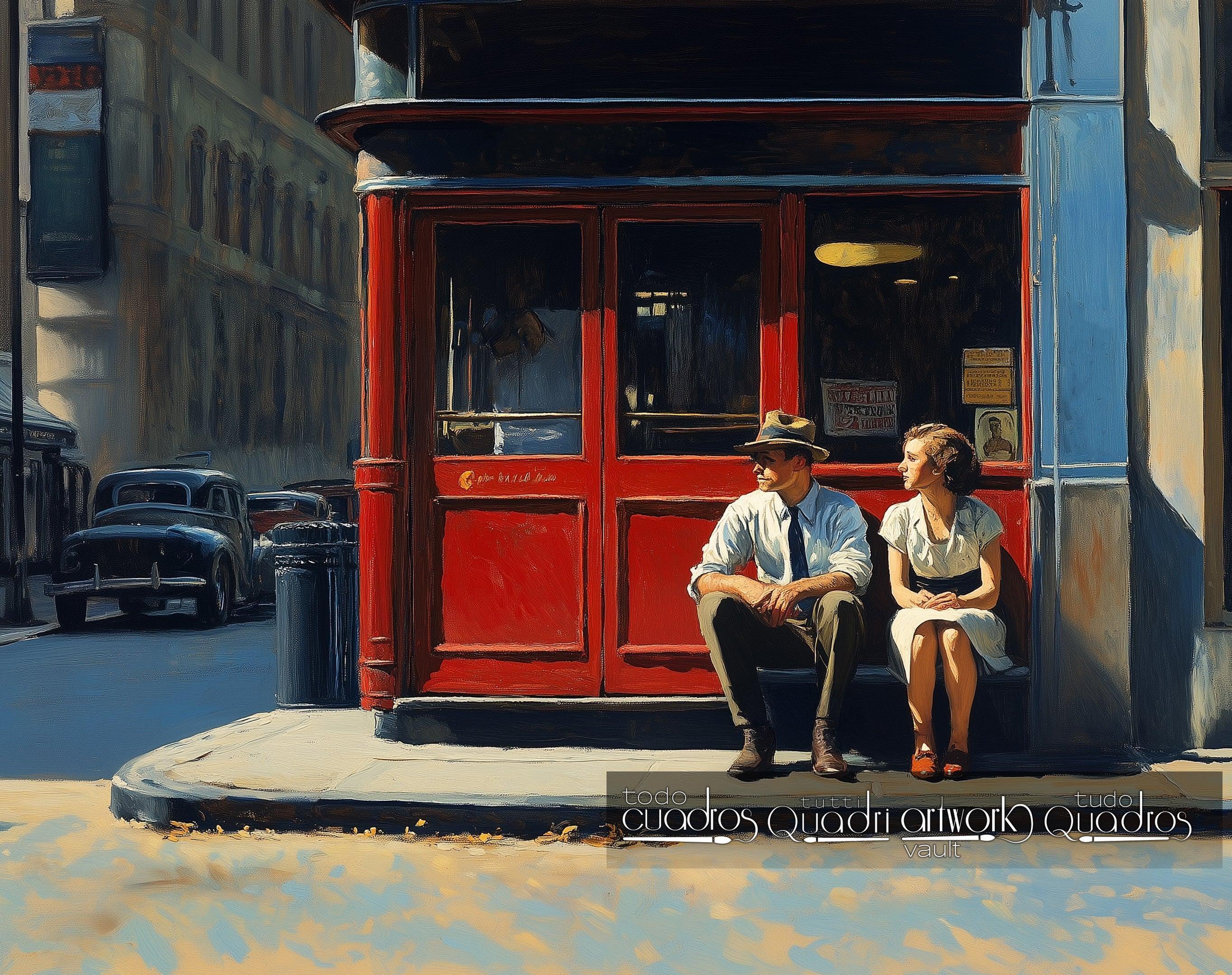 The Shared Waiting, Hopper Style