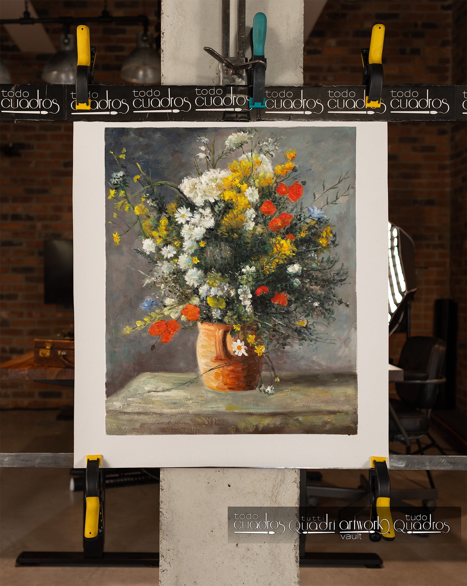 Flowers in a Vase 1866, Renoir