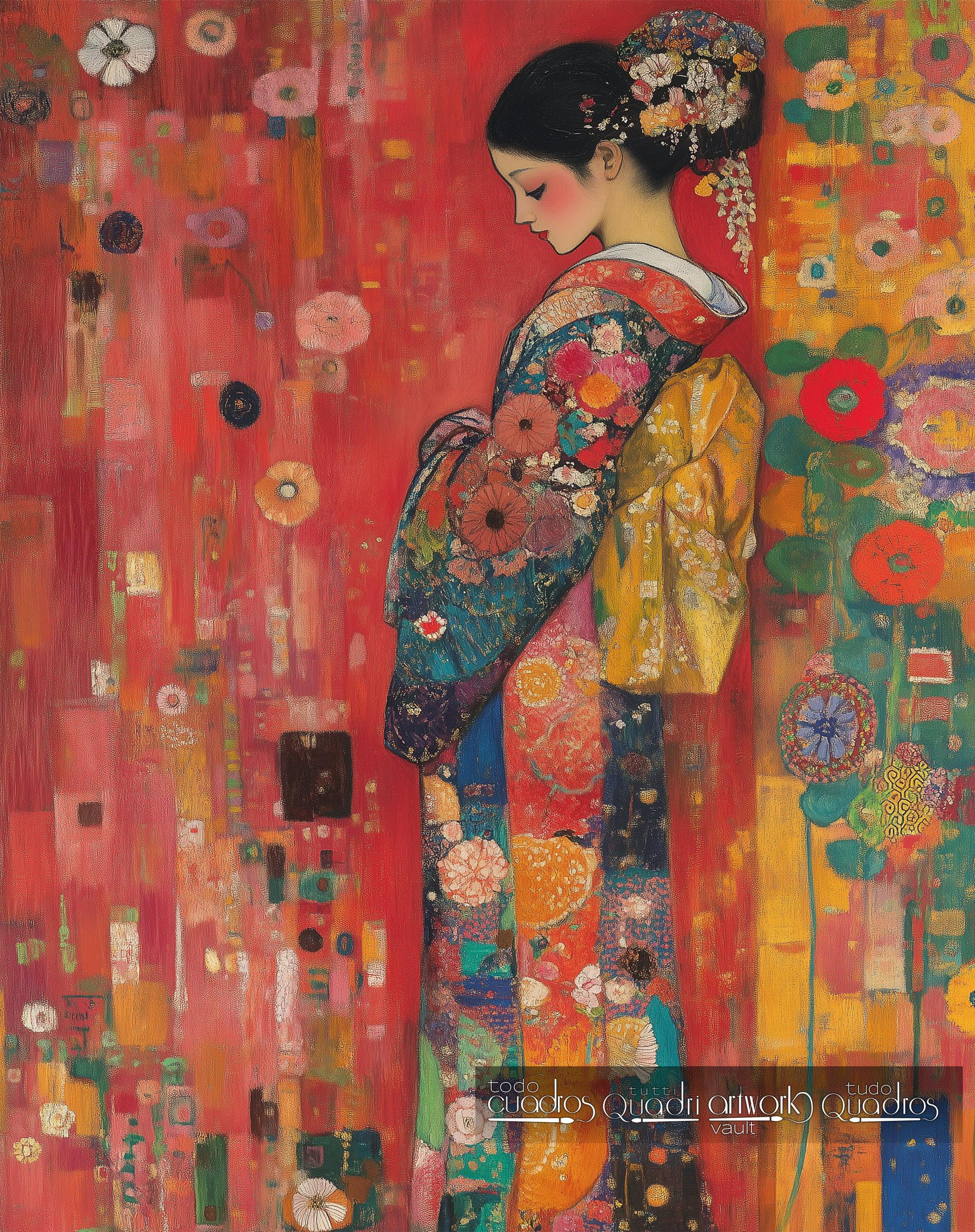 Harmony of the East, Klimt style