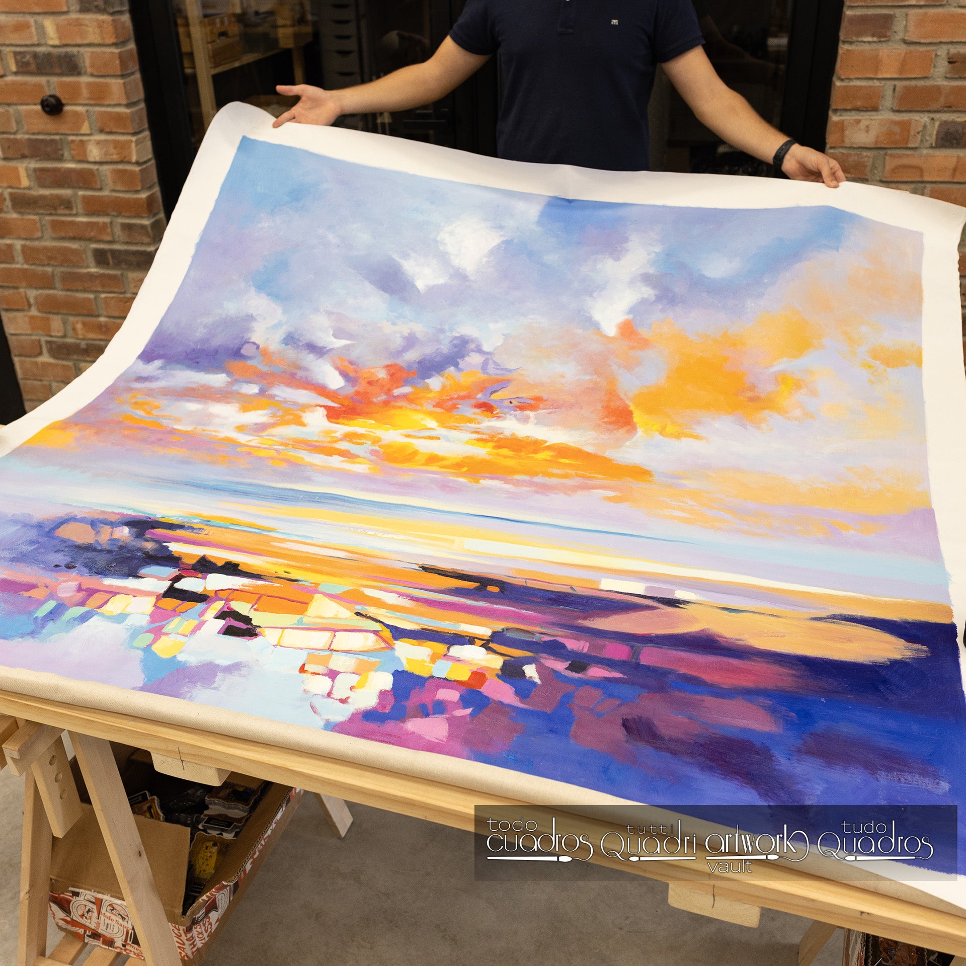 Twilight of Ibiza, oil