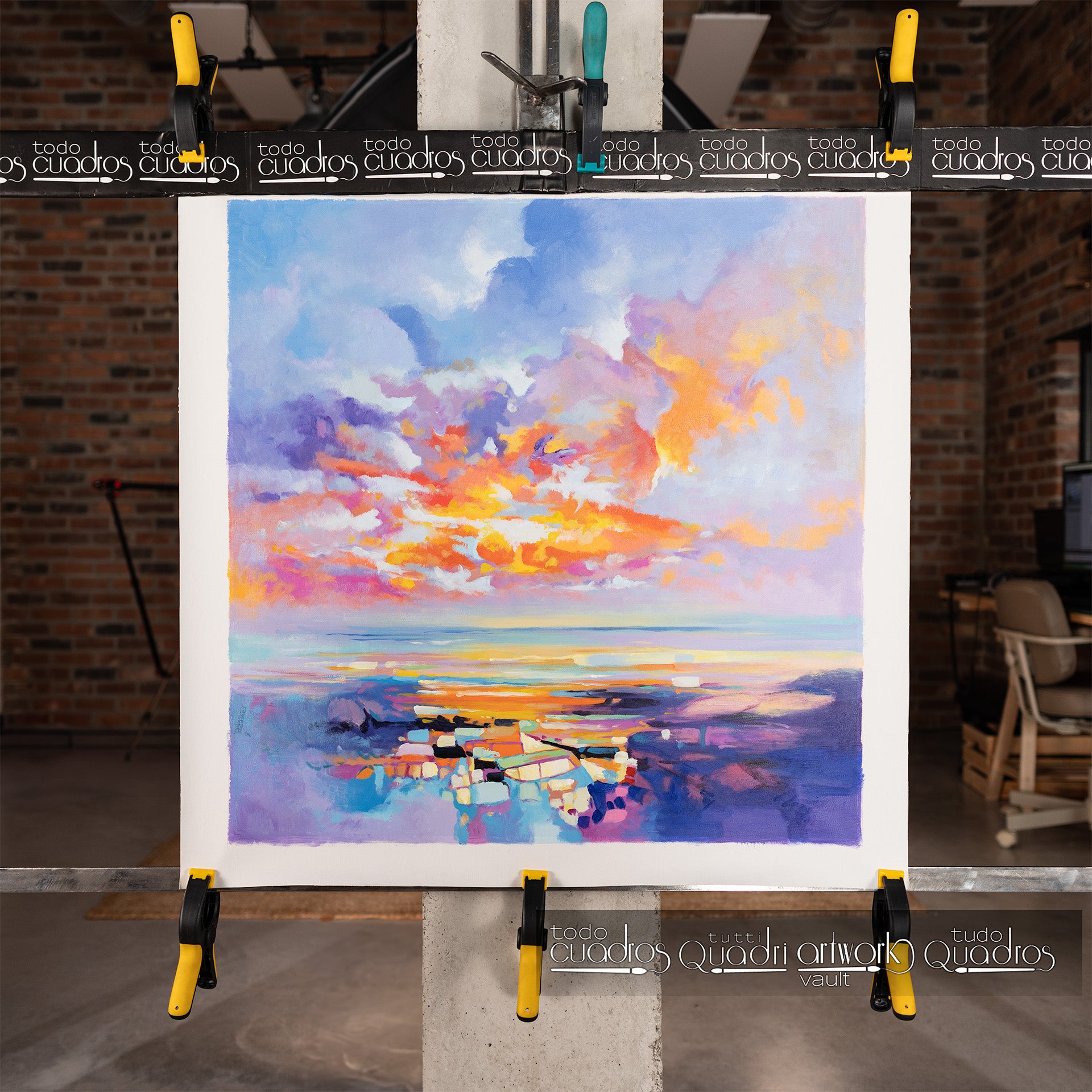 Twilight of Ibiza, oil