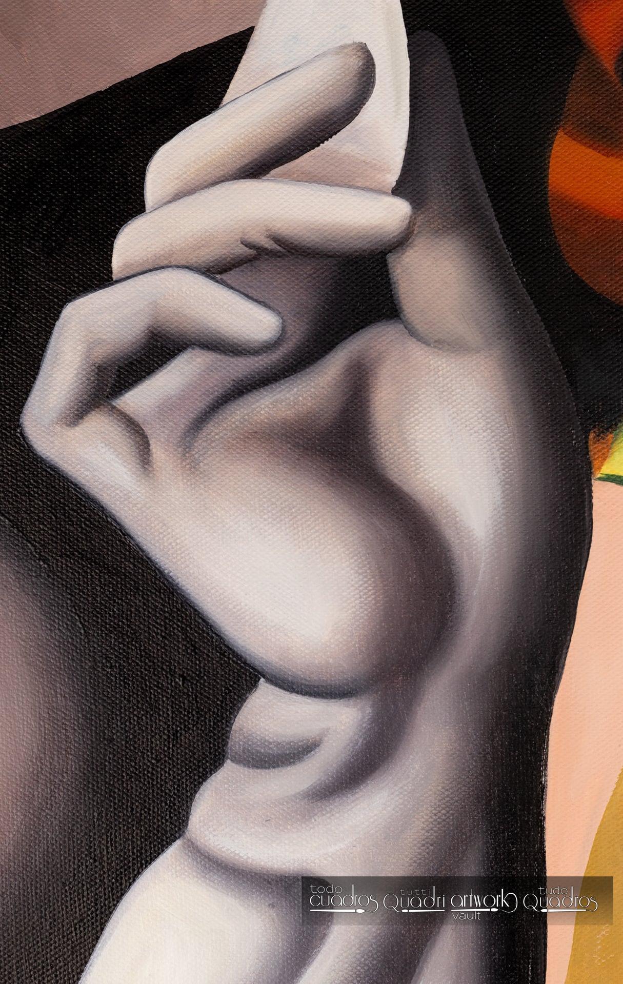 Young Lady with Gloves, Lempicka