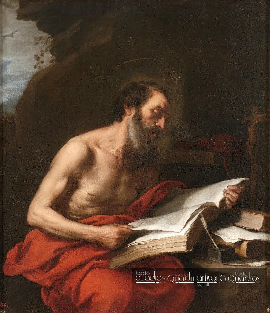 Saint Jerome Reading, Murillo