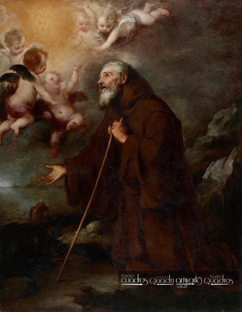 The Vision of Saint Francis of Paola, Murillo