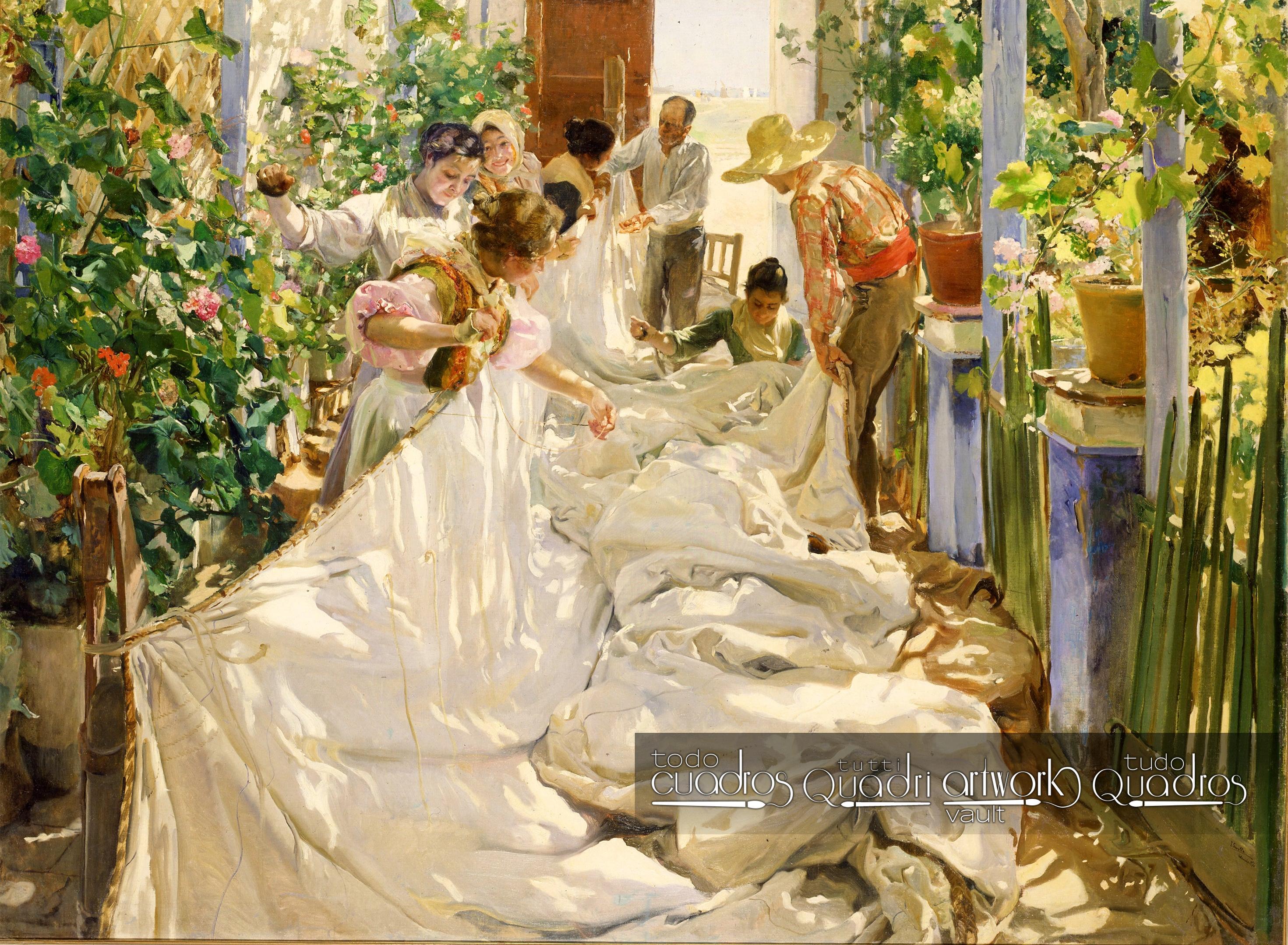 Sewing the Sail, Sorolla
