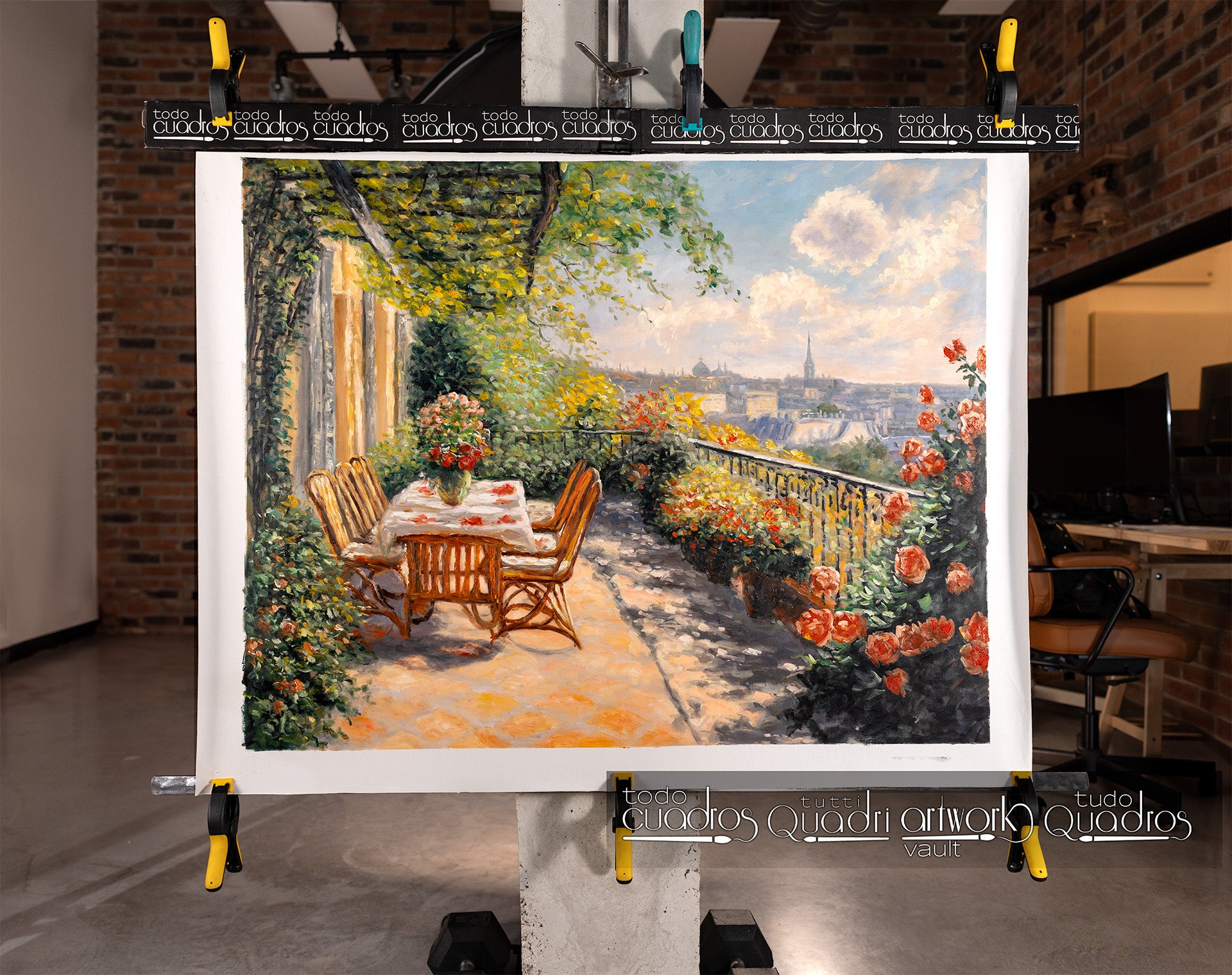 Breakfast Among Flowers, Monet Style