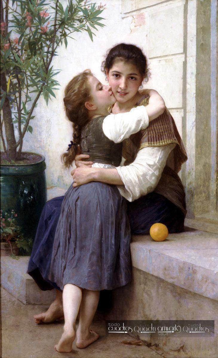 A Little Coaxing, Bouguereau