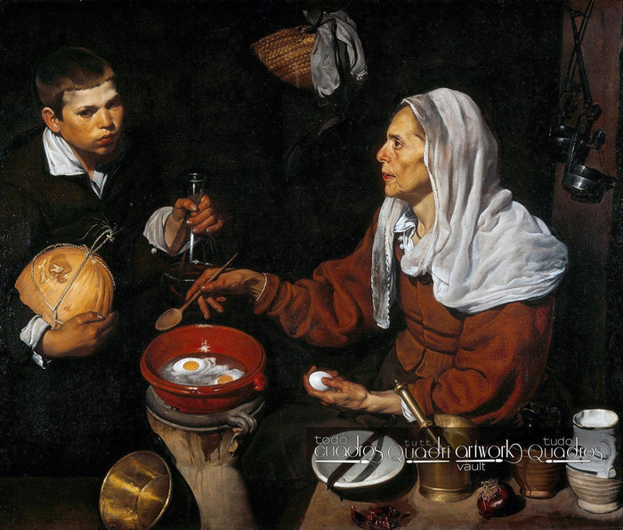 Old Woman Frying Eggs, Velázquez