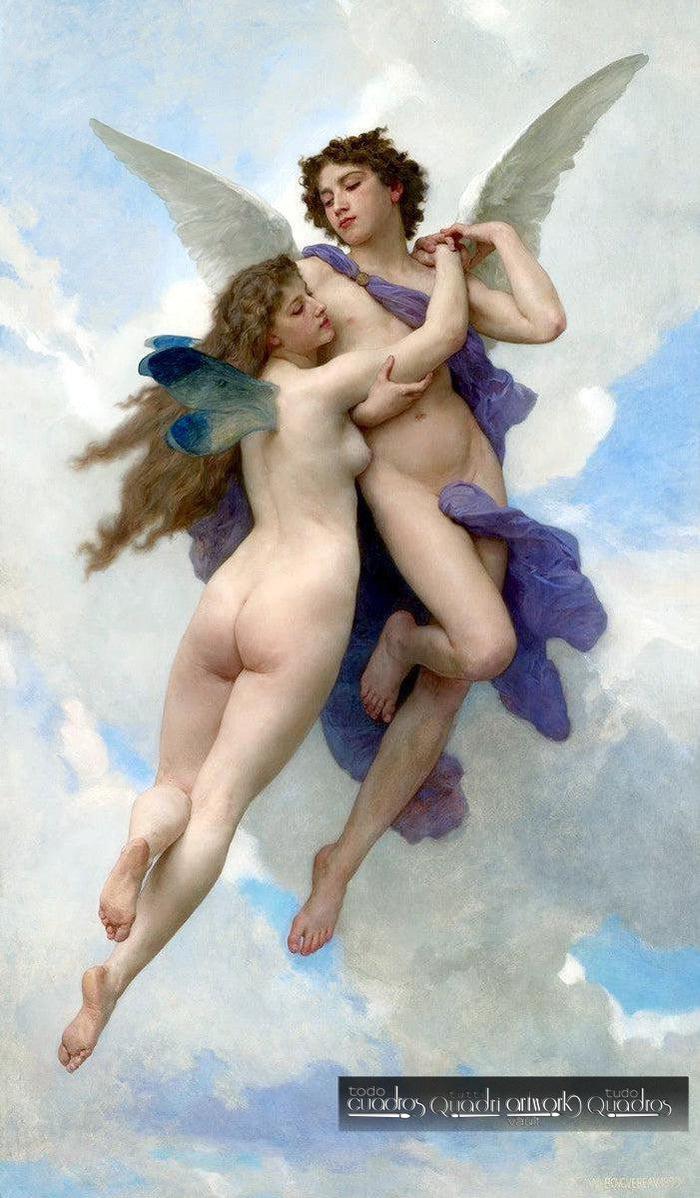 Love and Psyche, Bouguereau