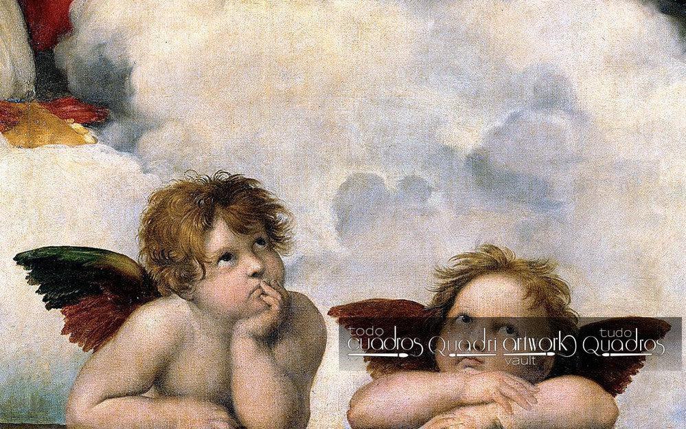 Sistine Madonna, Raffaello (Angels)
