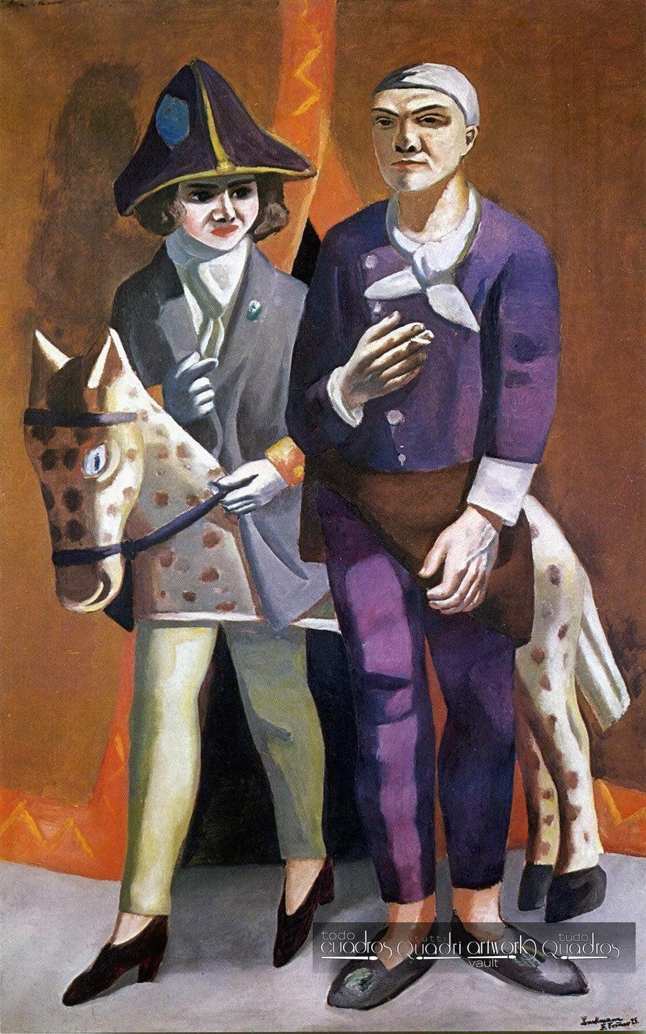 The Artist and His Wife, Max Beckmann