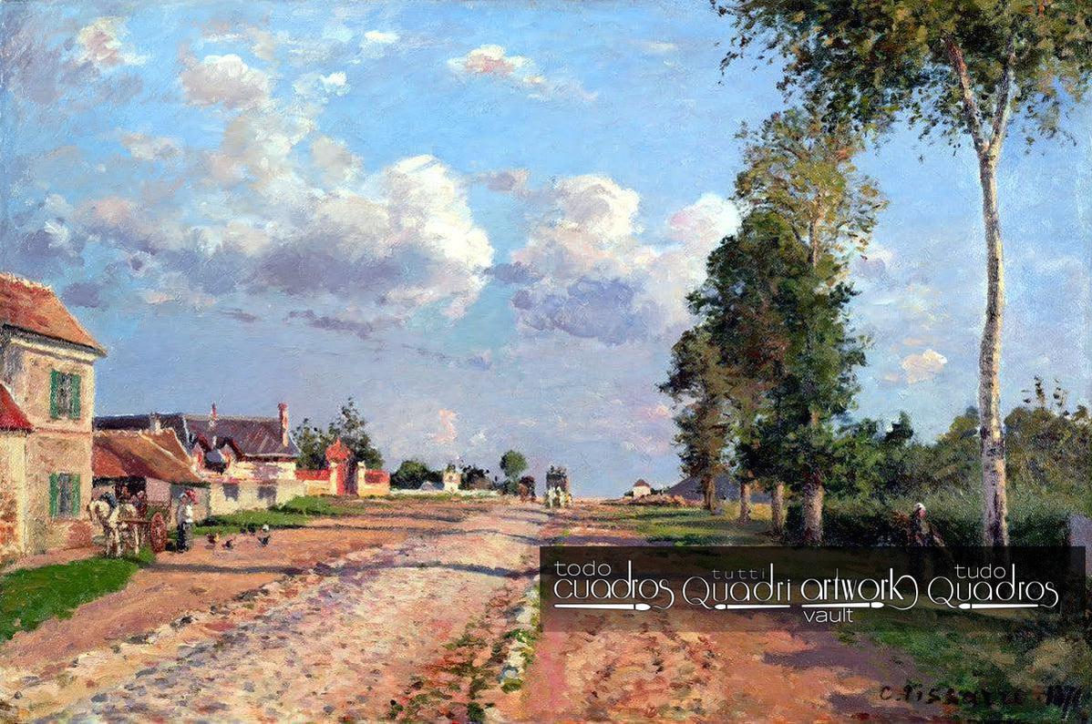 Route de Versailles, Rocquencourt, Pissarro