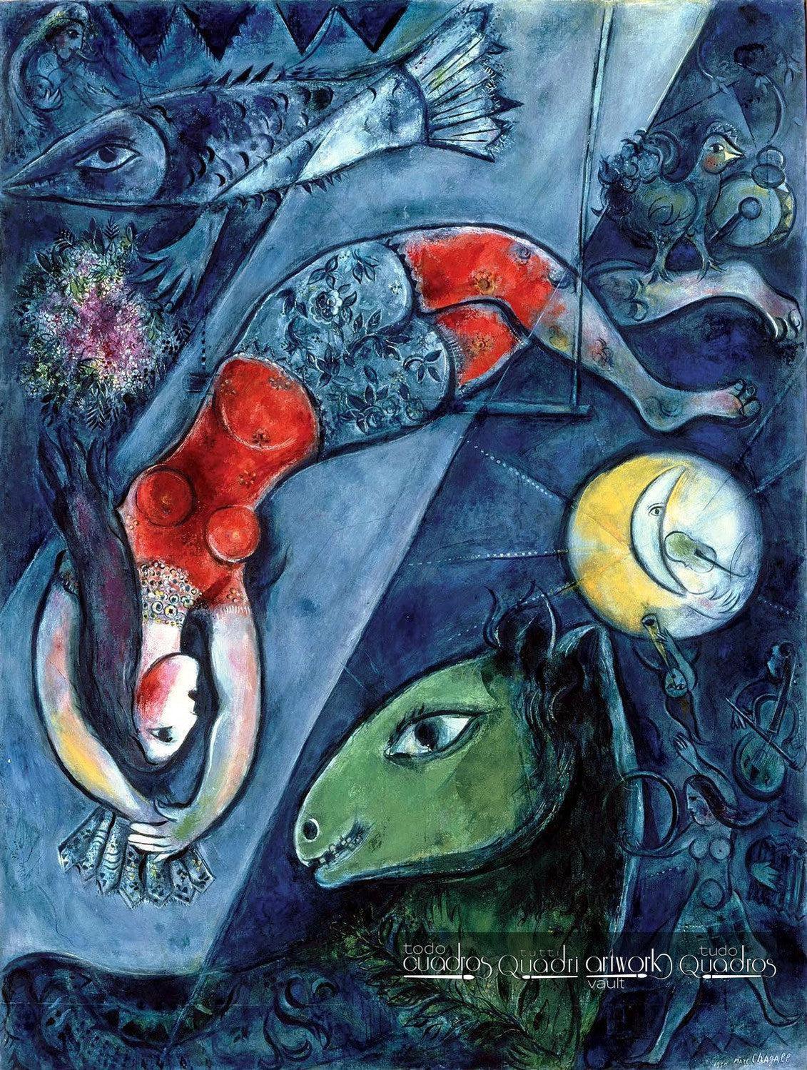The Blue Circus, Chagall
