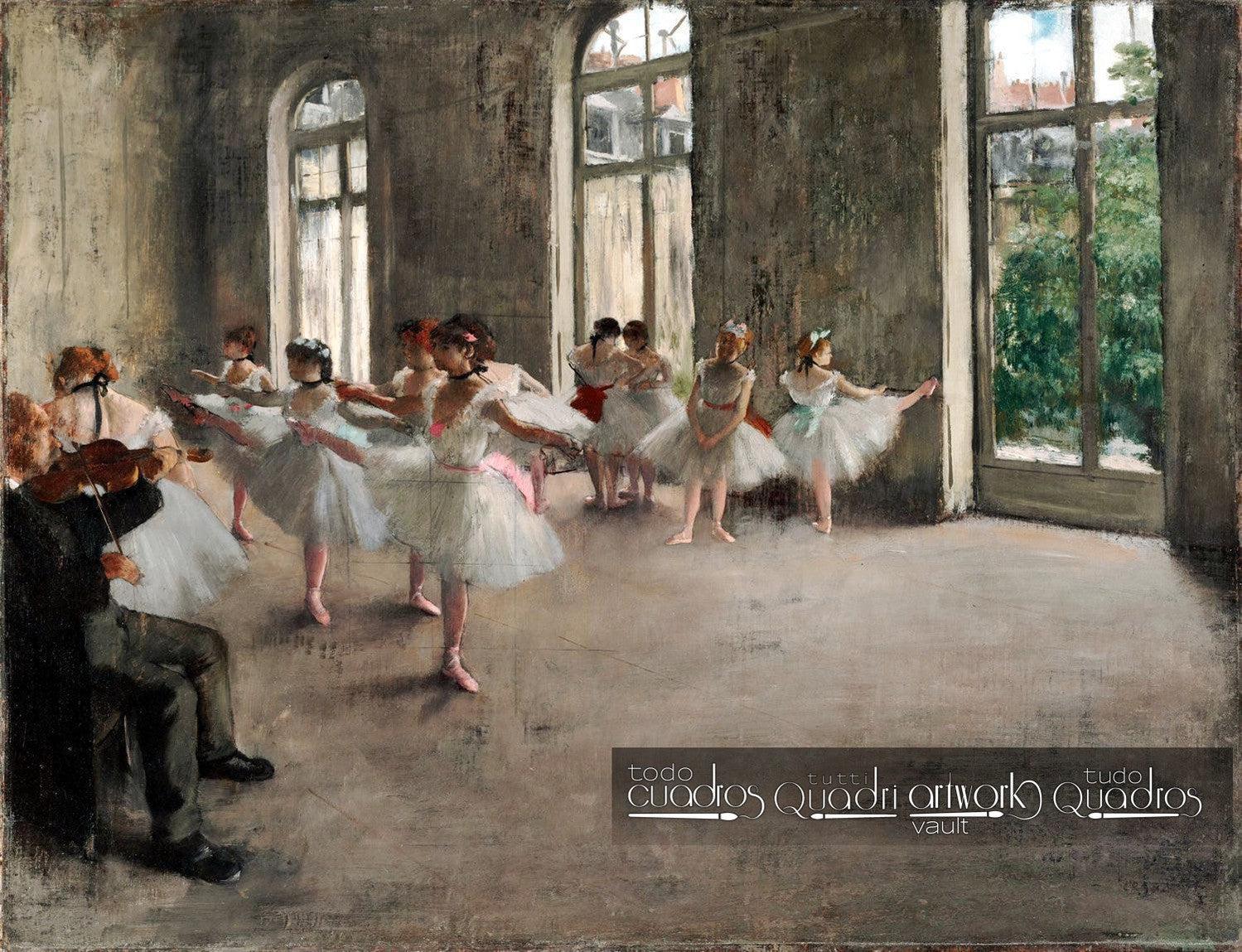 The Rehearsal, Degas