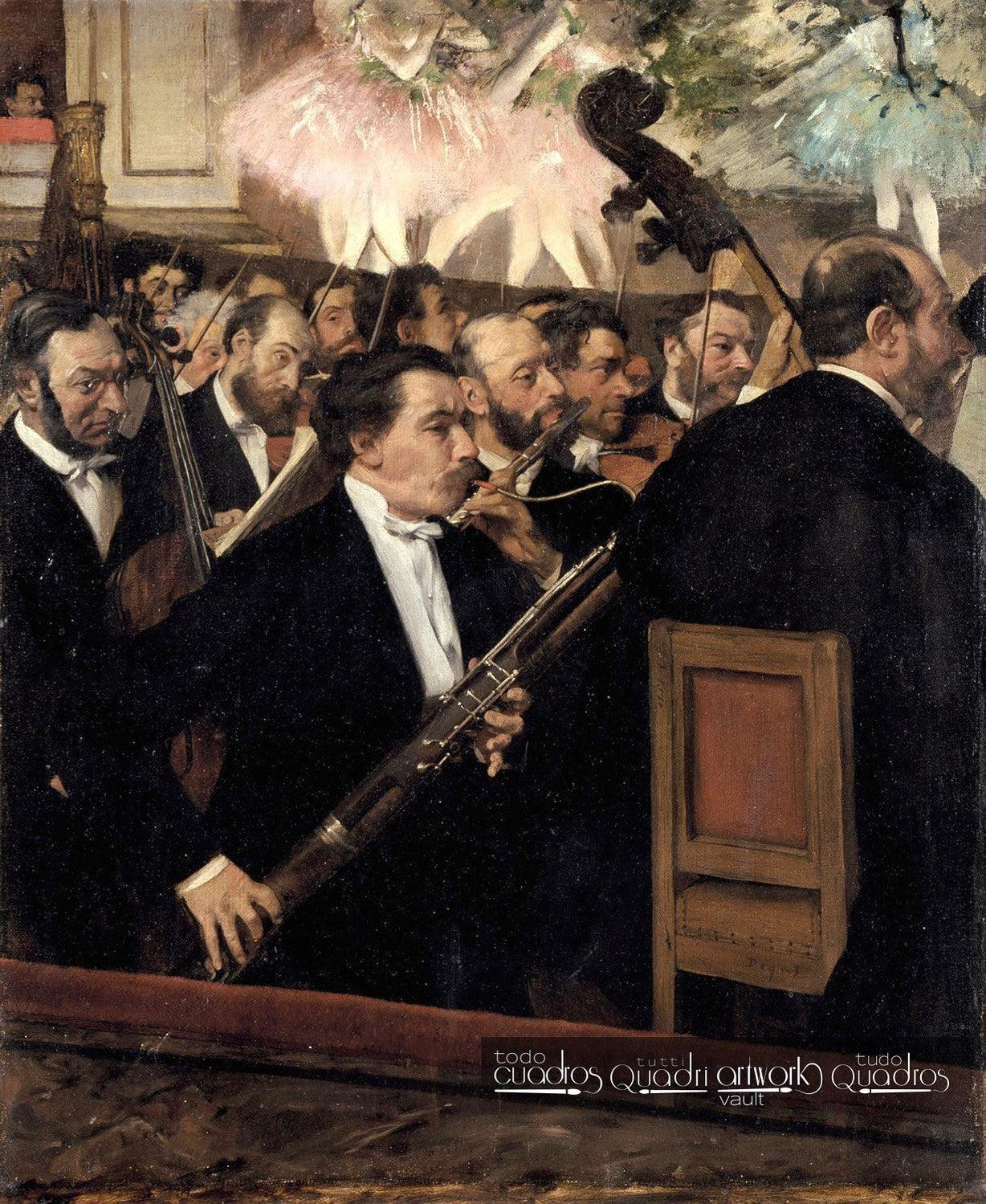 The Orchestra at the Opera, Degas
