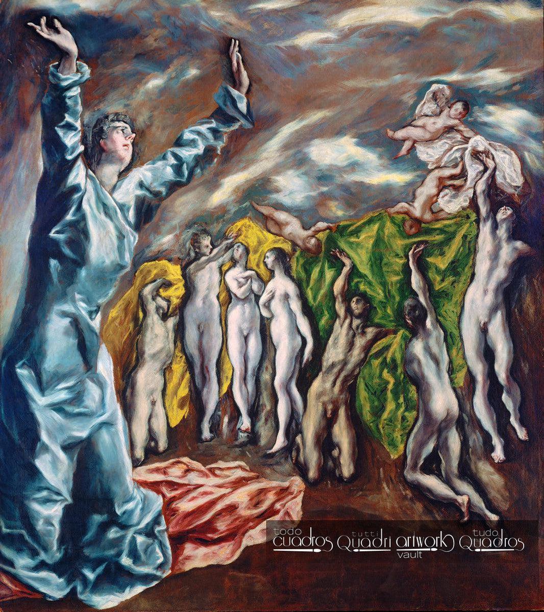 The Vision of Saint John, El Greco