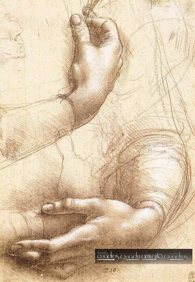 A Study of a Woman's Hands, Leonardo da Vinci
