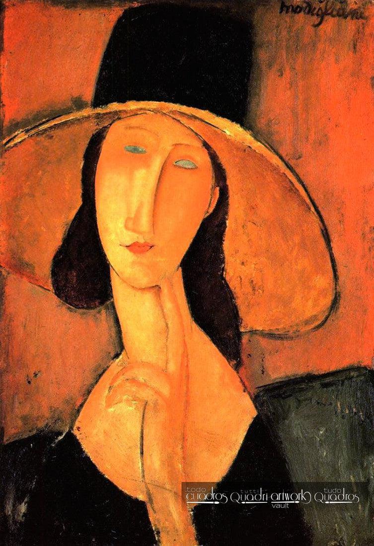 Jeanne Hébuterne with Hat, Modigliani