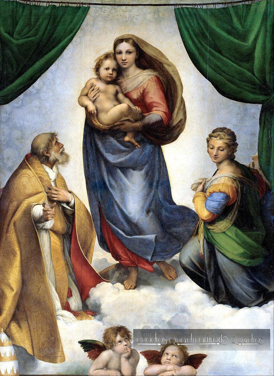 Sistine Madonna (full), Raffaello