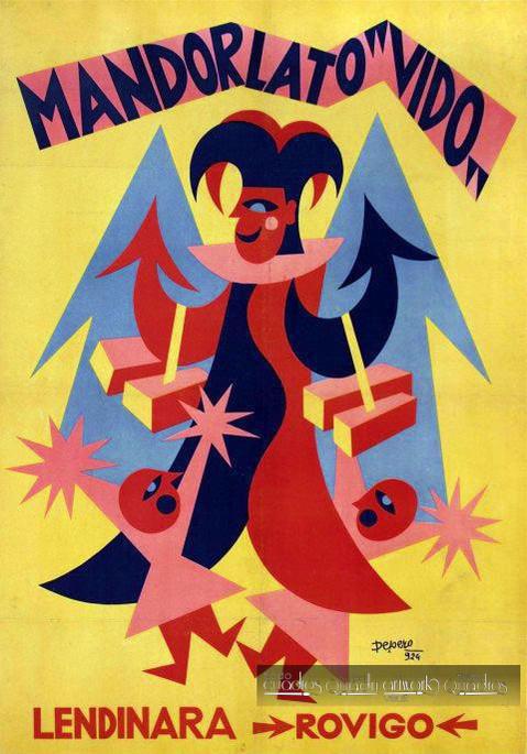 Mandorlato Vido, Depero (Advertising Poster)