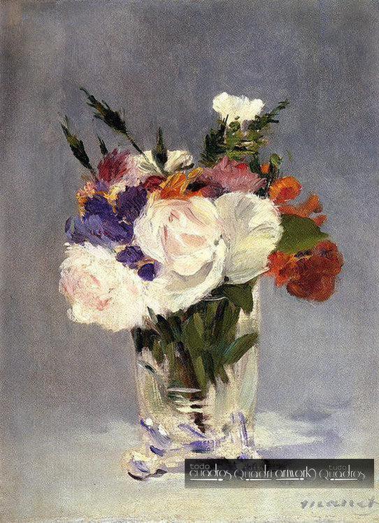 Flowers in a Crystal Vase, Manet