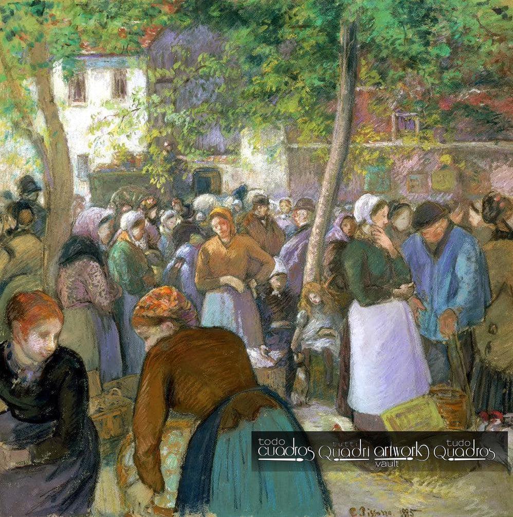 Poultry Market at Gisors, Pissarro
