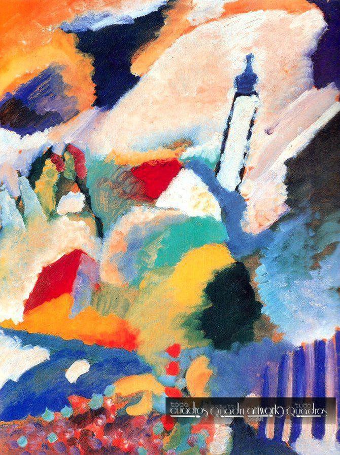 Murnau with Church I, Kandinsky