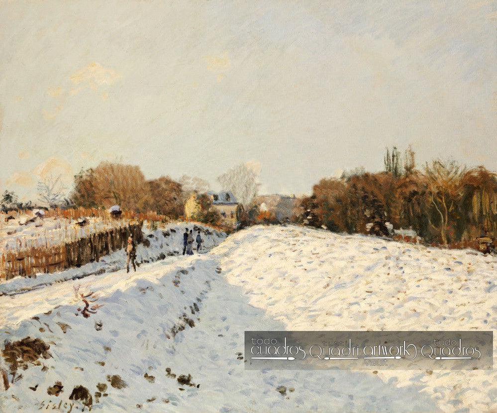 The Effect of Snow at Argenteuil, Sisley