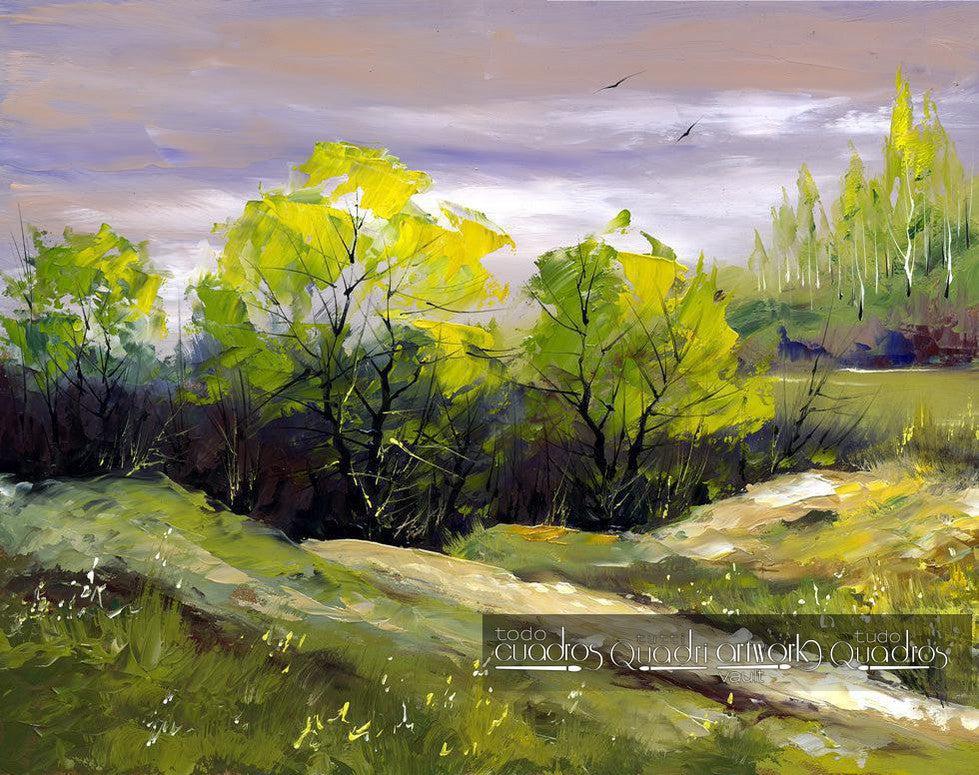 Trees of the Mount, Landscape Oil