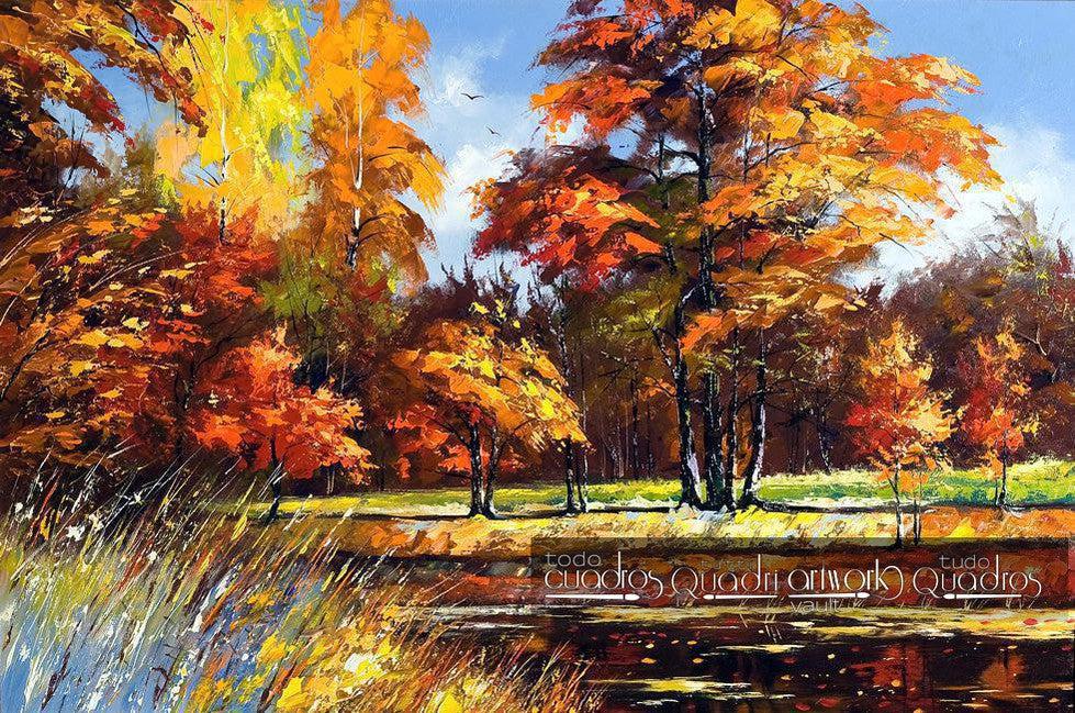 Autumn, Landscape Oil
