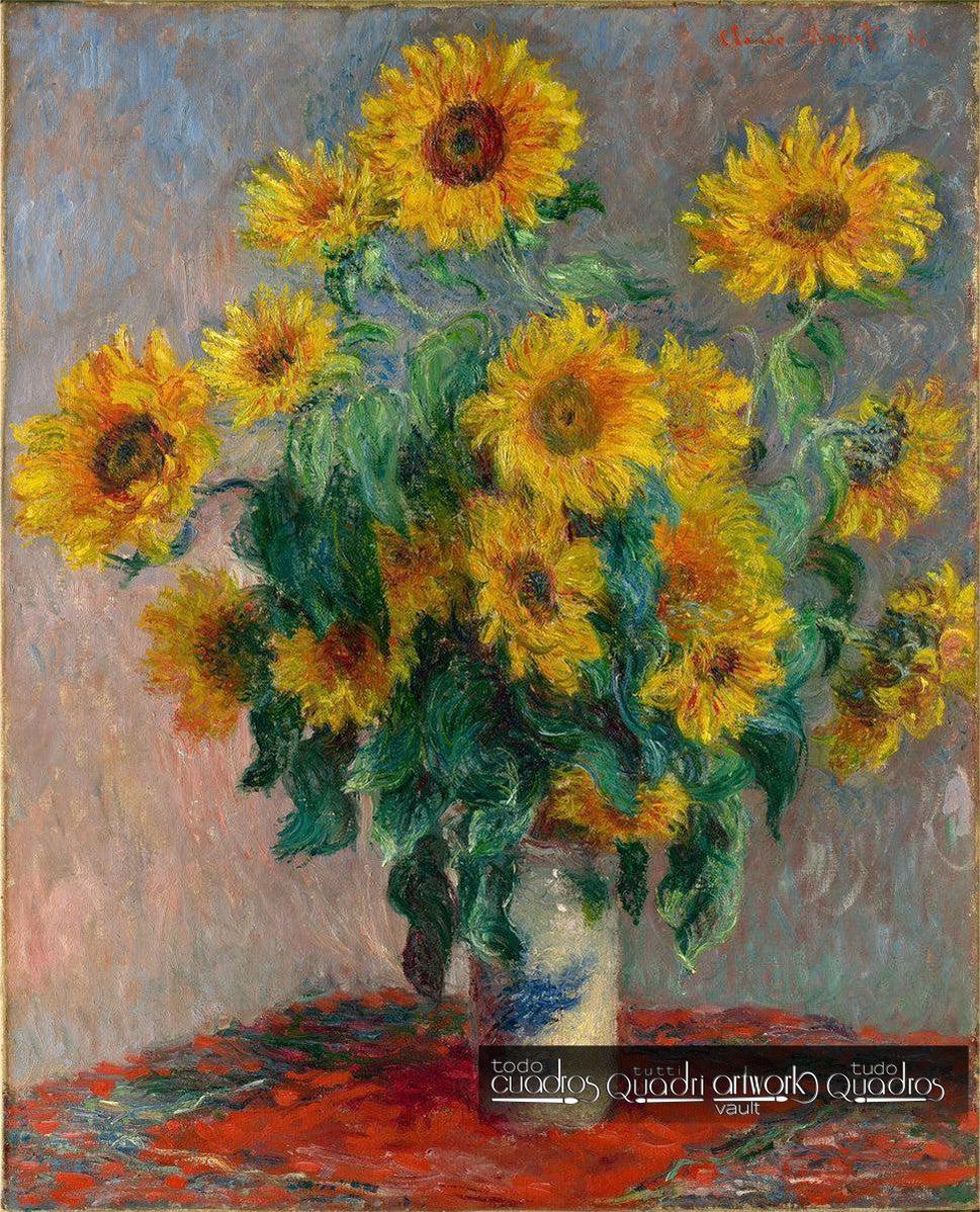 Bouquet of Sunflowers, Monet