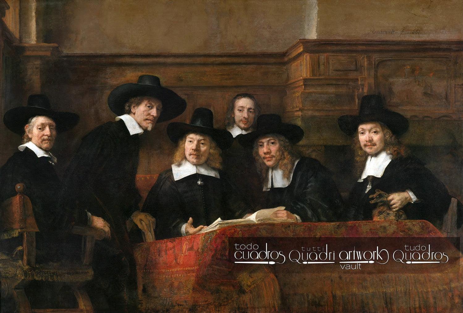 Syndics of the Drapers' Guild, Rembrandt