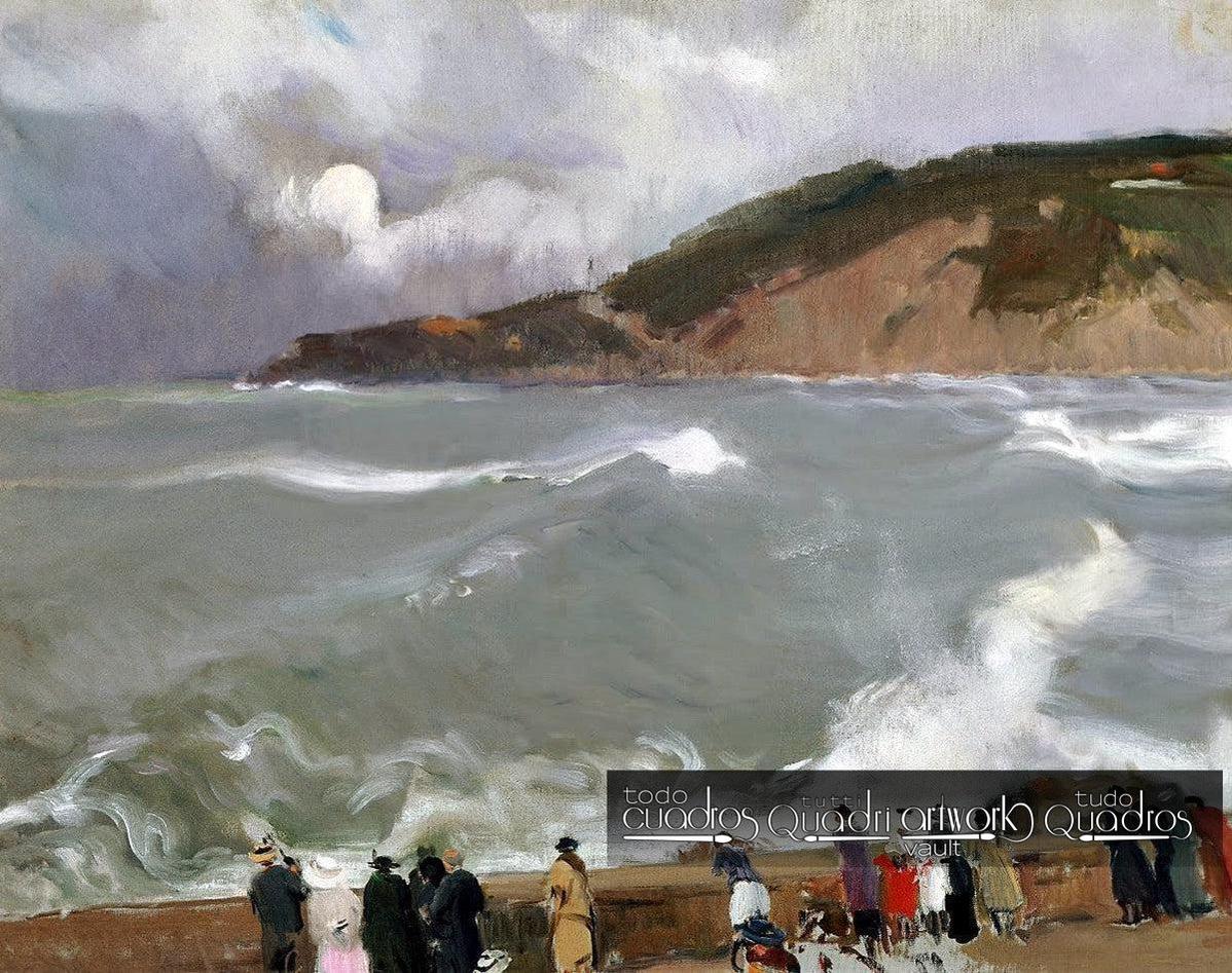 Breakwater, San Sebastian, Sorolla